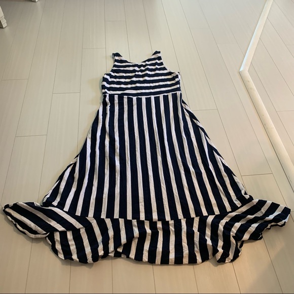 Women’s Chaps Blue & White Striped Maxi Dress Size XL - Picture 10 of 11